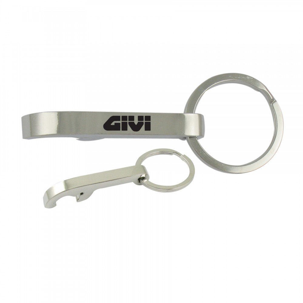 Chrome Bottle Opener Key Tag-Closed out with Logo Chrome Bottle Opener Key Tag-Closed out with Logo