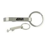 Chrome Bottle Opener Key Tag-Closed out with Logo