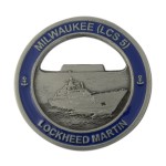 2" Die Cast Coin Bottle Opener Coin with Logo
