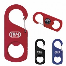 Koozie 2-in-1 Carabiner Logo Branded