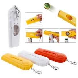 Cap Launcher Bottle Opener Keychain with Logo