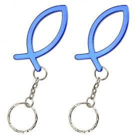 Personalized Simple Fish Bottle Opener Keychain