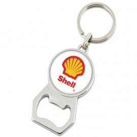 Logo Branded Open Bottle Opener Keychain