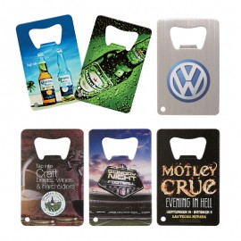 Credit Card 4 Color Process (VERSAprint) Bottle Opener with Logo