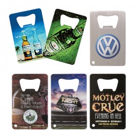 Logo Branded Credit Card 4 Color Process (VERSAprint) Bottle Opener