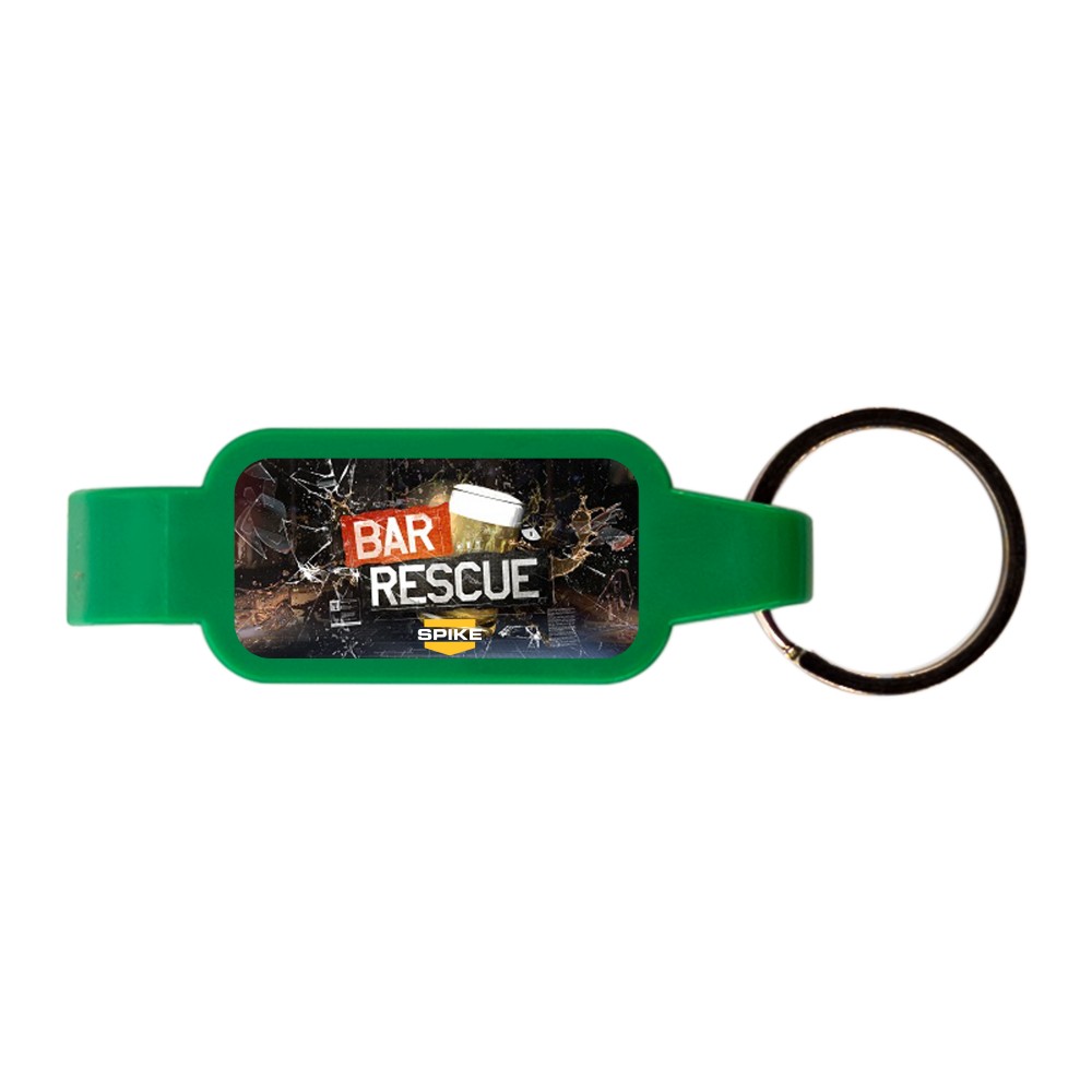 Customized Key Chain Bottle/Can Opener with Split Key Ring