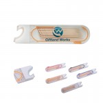 Logo Branded Toothpick Dispenser with Bottle Opener