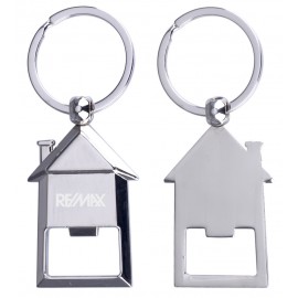 House Shaped Bottle Opener Key Holder with Logo  House Shaped Bottle Opener Key Holder with Logo