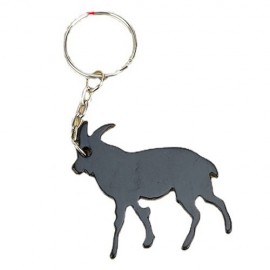 Logo Branded Goat Bottle Opener Keychain