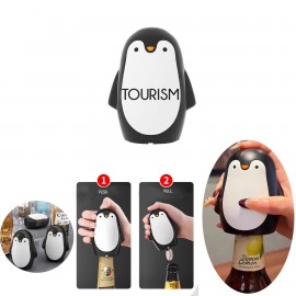 Penguin-shaped Bottle Opener with Logo