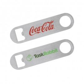 Mini Paddle Style Stainless Steel Bottle Opener with Logo  Mini Paddle Style Stainless Steel Bottle Opener with Logo