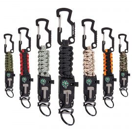Custom Multi Functional Emergency Rope Keychain  Custom Multi Functional Emergency Rope Keychain