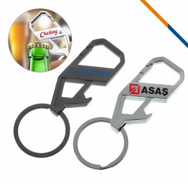 Logo Branded Beer Metal Keychain