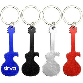 Customized Guitar Style Bottle Opener Keychain
