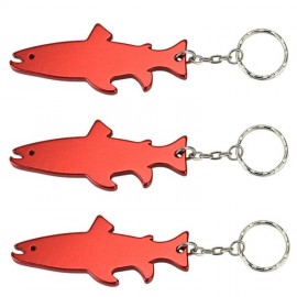 Personalized Big Fish Bottle Opener Keychain