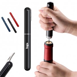2-in-1 Air Pressure Wine Opener with Foil Cutter with Logo