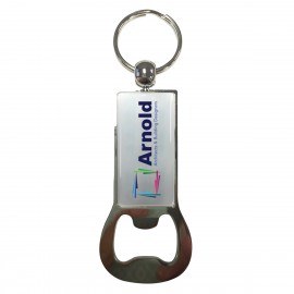 Dome Bottle Opener Key Tag with Logo