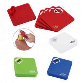 Custom Printed Summerland 4 Coaster / Bottle Opener Set