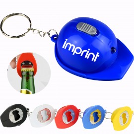 Custom Safety Helmet Bottle Opener Keyring