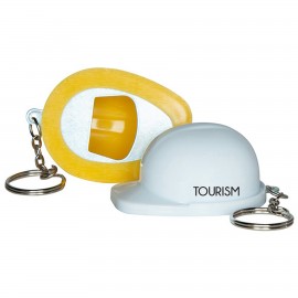 Hard Hat Bottle Opener Key chain with Logo