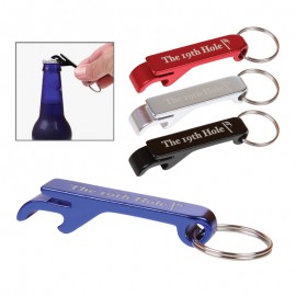 Aluminum Bottle Opener Key Chain with Logo