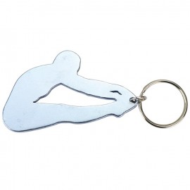 Dive Man Bottle Opener Keychain with Logo