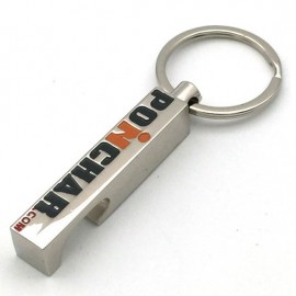 Rectangle Bar Opener Bottle Opener Keychain with Logo