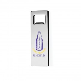 Modern Bottle Opener (2 Color Imprint) Custom Imprinted