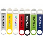 Large Vinyl Coated Stainless Steel Bottle Opener with Logo