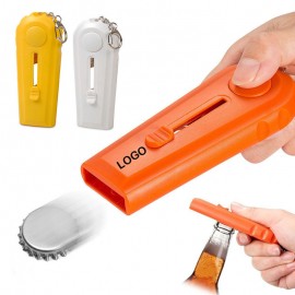 Cap Zappa-Bottle Opening Cap Remover/Launcher with Logo