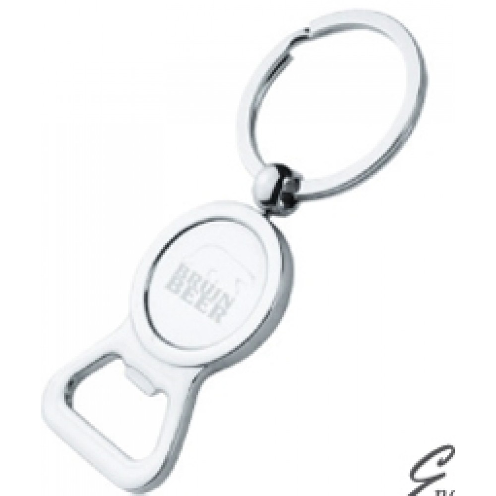 Bottle Opener Metal Key Chain with Logo