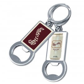 Personalized Polished Finish Double Sided Bottle Opener Key Chain  Personalized Polished Finish Double Sided Bottle Opener Key Chain
