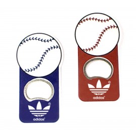 Jumbo Size Baseball Magnetic Bottle Opener with Logo