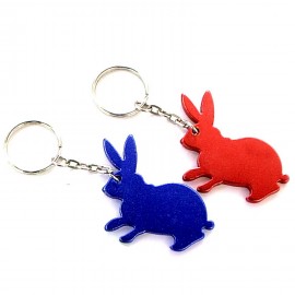 Personalized Rabbit Bottle Opener Keychain