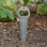 Stainless Seed Depth Measuring Tool with Logo