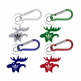 Customized Moose Shape Bottle Opener Key Chain & Carabiner