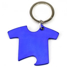Customized T-Shirt Bottle Opener Keychain