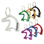 Custom Horse Head Bottle Opener w/ Key Ring
