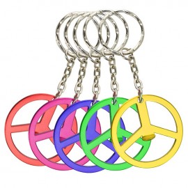 Wheel Bottle Opener Keychain with Logo