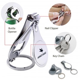 Personalized 3-In-1 Nail Clippers (Bottle Opener & Key Chain)
