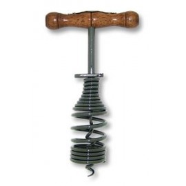 Barrel Spring Corkscrew w/Antique Finish with Logo  Barrel Spring Corkscrew w/Antique Finish with Logo