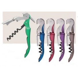Customized Duo-Lever Corkscrew w/Metallic Finish Handle  Customized Duo-Lever Corkscrew w/Metallic Finish Handle