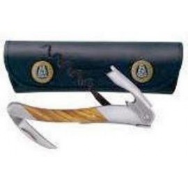 Chateau Laguiole Waiter's Corkscrew w/Olive Wood Handle with Logo  Chateau Laguiole Waiter