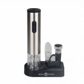 Argos 5-pc Electric Wine Bottle Opener Set with Logo  Argos 5-pc Electric Wine Bottle Opener Set with Logo
