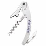 Promotional Curved Stainless Steel Corkscrew