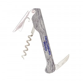 Capitano Waiter's Corkscrew w/Marble Handle with Logo