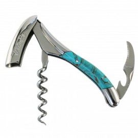 Personalized Laguiole En Aubrac Waiter's Corkscrew w/Turquoise Handle  Personalized Laguiole En Aubrac Waiter