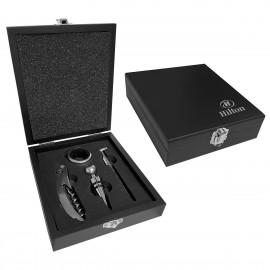 Wine Accessories Box Set with Logo  Wine Accessories Box Set with Logo