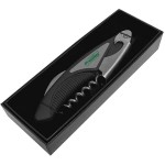 Corkscrew w/Rubber Handle in Gift Box with Logo