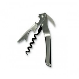 Gulliver Double-Step Waiter's Stainless Steel Corkscrew with Logo